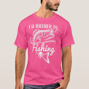 Ich fische lieber Funny Fisherman Funny Funny Fish T-Shirt