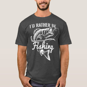 Ich fische lieber Funny Fisherman Funny Funny Fish T-Shirt