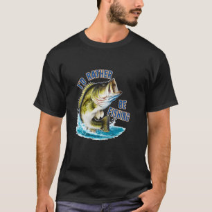 Ich fische lieber lustige Fischer lustige Angler  T-Shirt