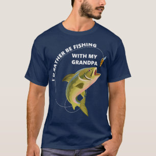 Ich fische lieber mit meinem Opa Tshirt