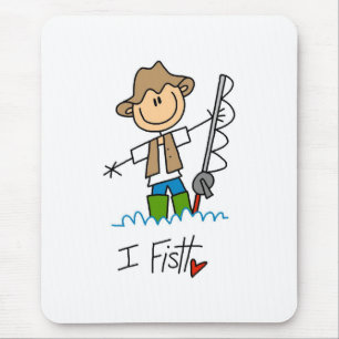 Ich fische mousepad
