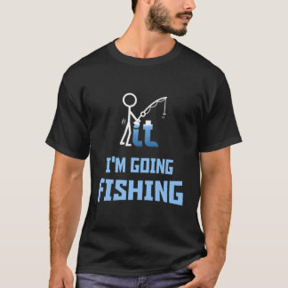 Ich fische. T-Shirt