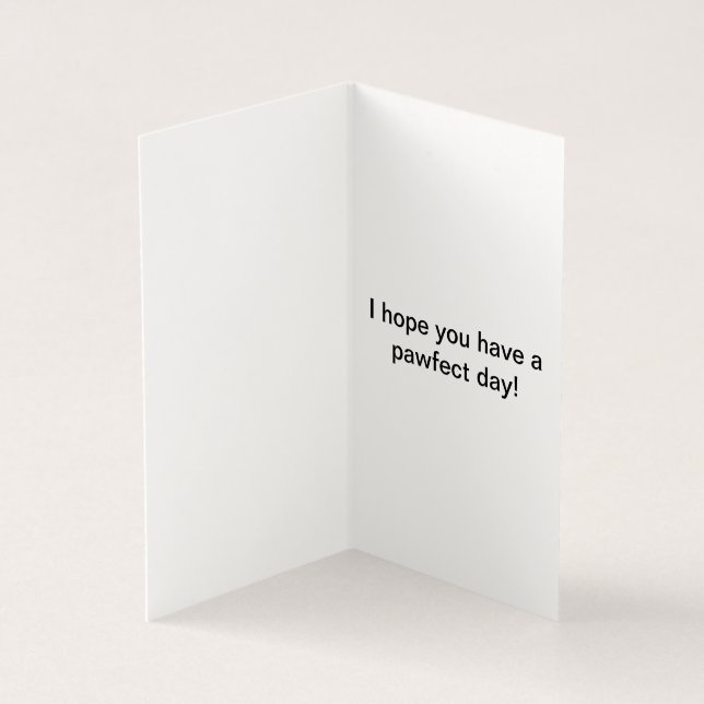 Ich flehe dich an! Westie Birthday Card (Innenseite)