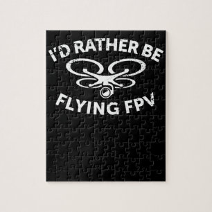 Ich fliege eher Vintage Geschenke für FPV Drone Pi Puzzle