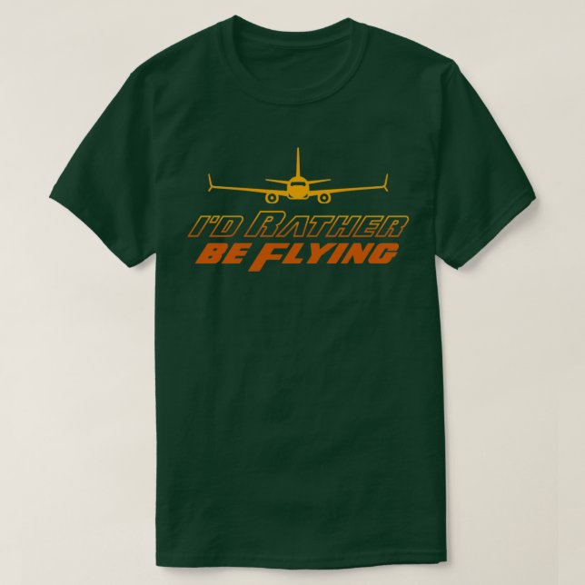Ich fliege lieber 1 T-Shirt (Design vorne)