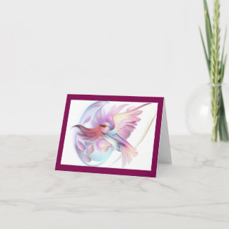 Ich fliege weg(4) Faltkarte Dankeskarte