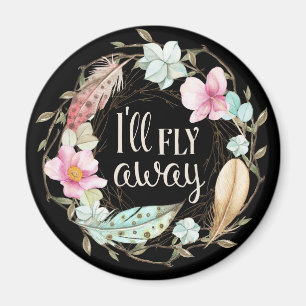 Ich fliege weg - Christlich Hymn Magnet