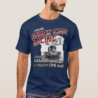 Ich folge dem Stock Car Racing T-Shirt