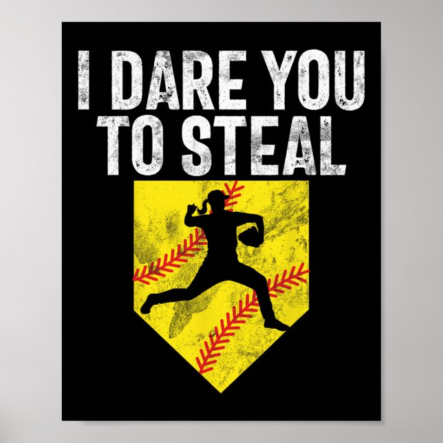 Ich fordere dich heraus, die Softll-Catcher-Game-D Poster (Vorne)