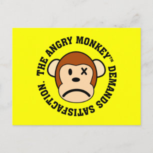 Ich fordere Zufriedenheit Postkarte