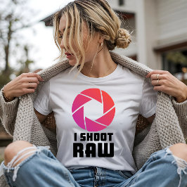 Ich fotografiere im Raw-Format T-Shirt