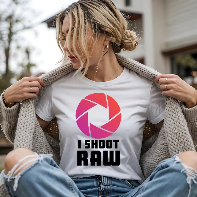 Ich fotografiere im Raw-Format T-Shirt (Von Creator hochgeladen)