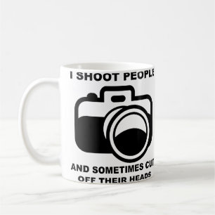 Ich fotografiere Leute lustig Fotografie Fotograf  Tasse
