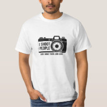 Ich fotografiere Leute Schwarz T-Shirt