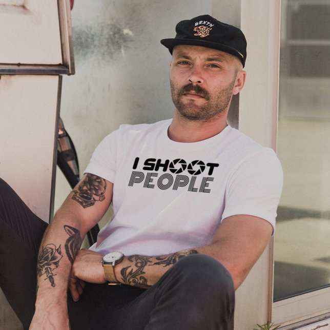 Ich fotografiere lustige Fotografen Zitat T-Shirt (Von Creator hochgeladen)