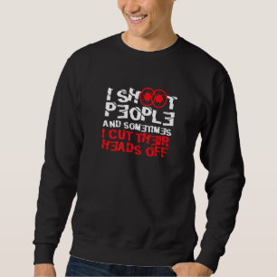 Ich fotografiere Menschen, Fotografie schneidet Kö Sweatshirt
