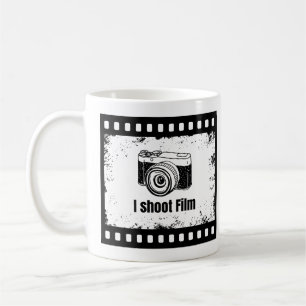 Ich fotografiere mit Film - Filmkamera Kaffeetasse