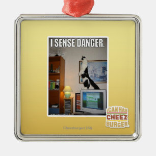 Ich frage Gefahr ab Ornament Aus Metall