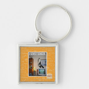 Ich frage Gefahr ab Schlüsselanhänger