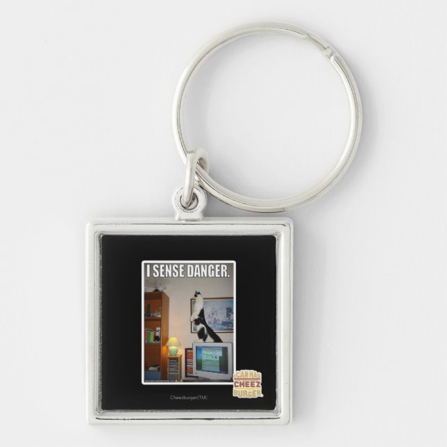 Ich frage Gefahr ab Schlüsselanhänger (Vorne)