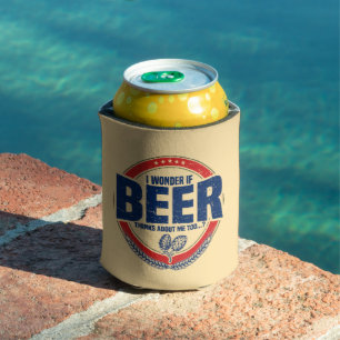 Ich frage mich, ob Bier auch an mich denkt Dosenkühler