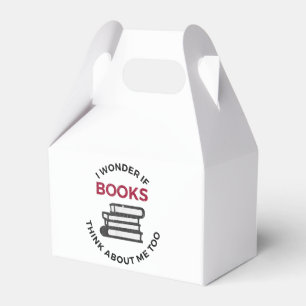 Ich frage mich, ob Bücher auch an mich denken - Fu Geschenkschachtel