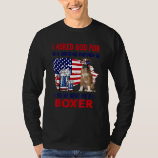 Ich Fragte Gott für einen Drink-Partner, also schi T-Shirt