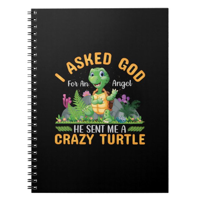 Ich fragte Gott für einen Engel, er schickte mir e Notizblock (Vorderseite)