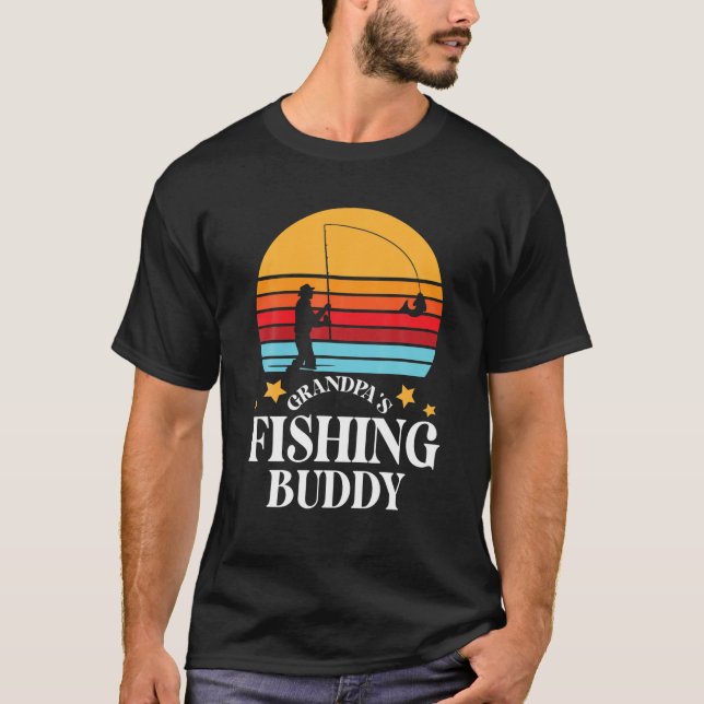 Ich freue mich, dass du Daddy Papa Grandpas Fischi T-Shirt (Vorderseite)