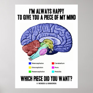 Ich freue mich immer, Ihnen ein Stück meines Geist Poster