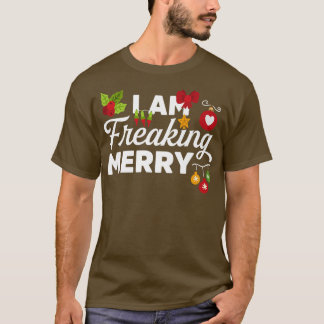 Ich freue mich, Novelty Funny Weihnachten T-Shirt