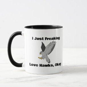 Ich friere einfach Liebe Falken, okay, Hawks Kaffe Tasse