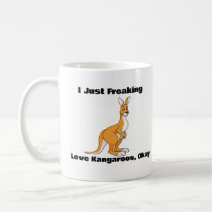 Ich friere gerade Liebe Känguros, okay Kaffee Tass Kaffeetasse
