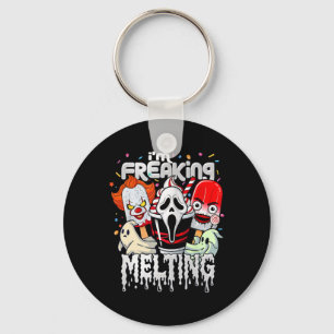 Ich friere Melting Funny Halloween Eiscreme Jok Schlüsselanhänger