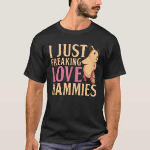 Ich friere nur Liebe Hammies Niedlich Hamster T-Shirt