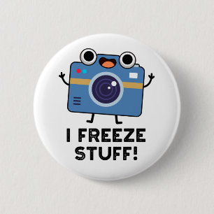 Ich friere Stuff Funny Camera Puff Button