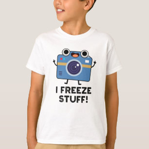 Ich friere Stuff Funny Camera Puff T-Shirt