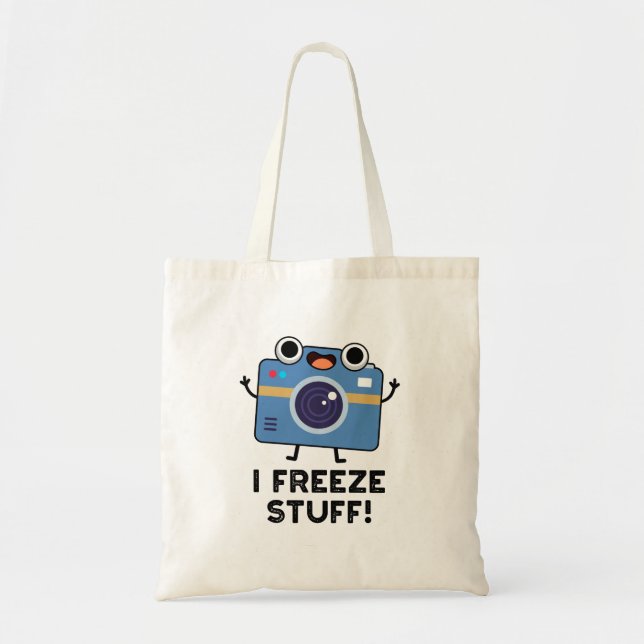 Ich friere Stuff Funny Camera Puff Tragetasche (Vorne)