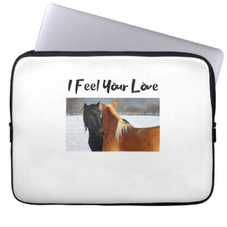 Ich fühle Ihre Liebe Laptopschutzhülle