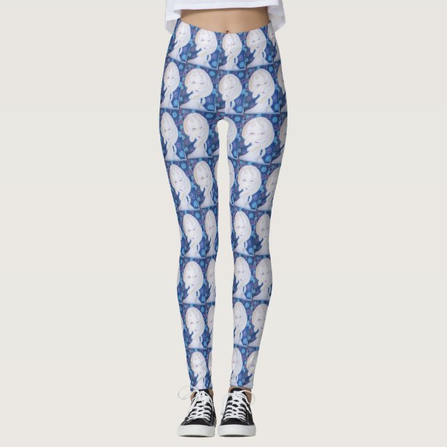 Ich fühle mein Universum Leggings (Vorderseite)