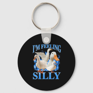 Ich fühle mich albern Lustige Gans Meme Bootleg Vi Schlüsselanhänger
