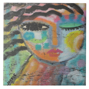 Ich fühle mich auf OSB-Motherboard gut Abstrakte A Fliese