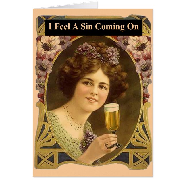 Ich fühle mich ein Sin, der kommt (Vorne)