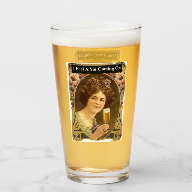 Ich fühle mich ein Sin, der kommt Glas (Vorne (Gefüllt))