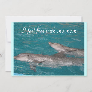 Ich fühle mich frei beim Muttertag meiner Mutter Karte