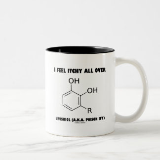 Ich fühle mich ganz über Urushiol juckend (ALIAS Zweifarbige Tasse