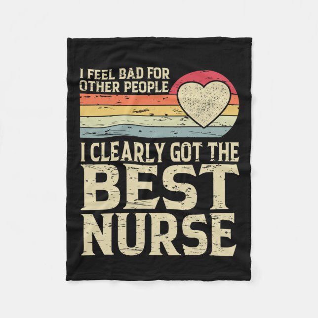 Ich fühle mich schlecht für andere Leute, die ich  Fleecedecke (Vorderseite)