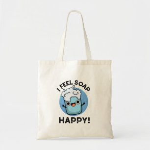 Ich fühle mich Seife glücklich Funny Happy Soap Pu Tragetasche