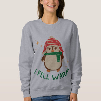Ich fühle mich warm Pingouin Schweiß-Shirt Sweatshirt