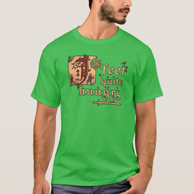 Ich fühle mich ziemlich hungrig KCD Oversized T-Shirt (Vorderseite)